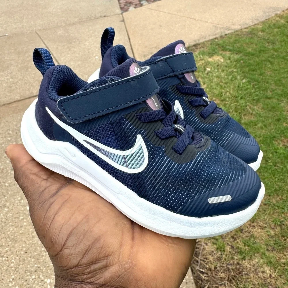 Nike Downshifter 12 Next Nature Toddler Sneakers Size 7 Midnight Navy Blue Shoes